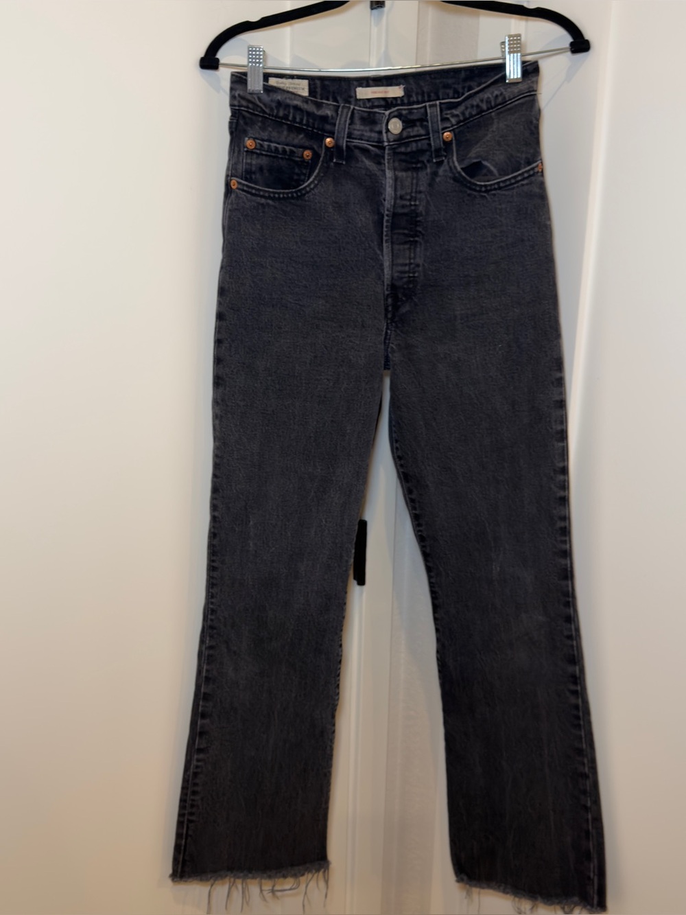 Levi’s Ribcage Bootcut Black Jeans Size 26